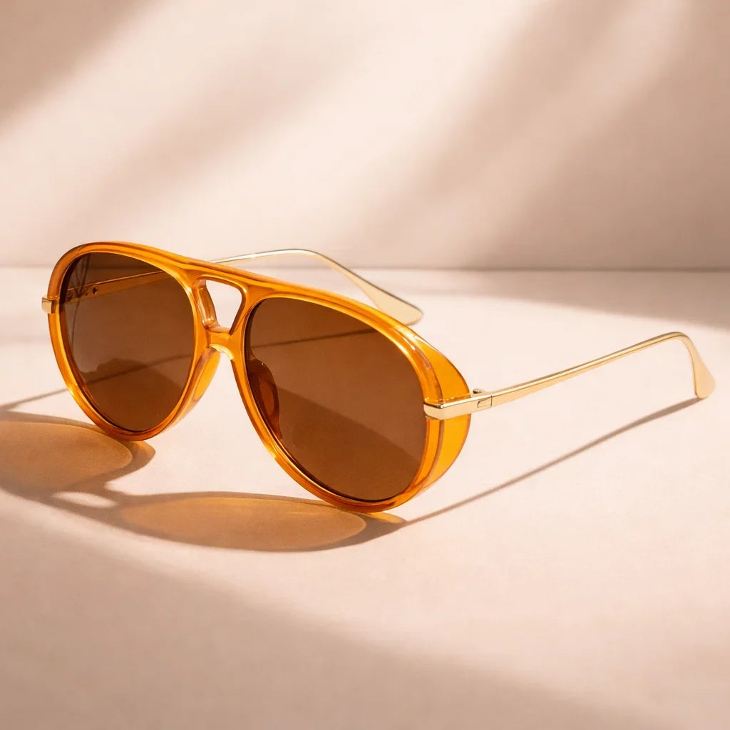 Lunara Aviator Sunglasses - Classic UV Protection Eyewear