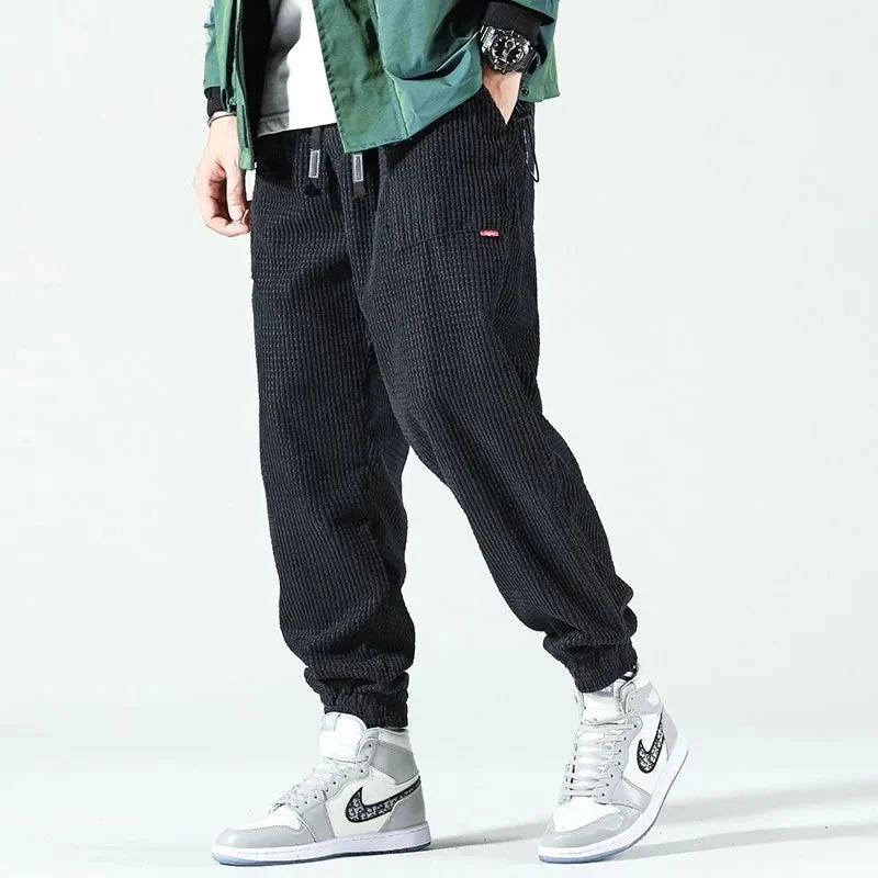 Men's Corduroy Comfort Pants - Soft & Durable Casual Trousers