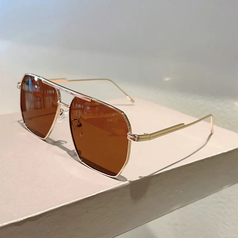 Aviara Double Bridge Sunglasses - UV Protection Fashion Eyewear