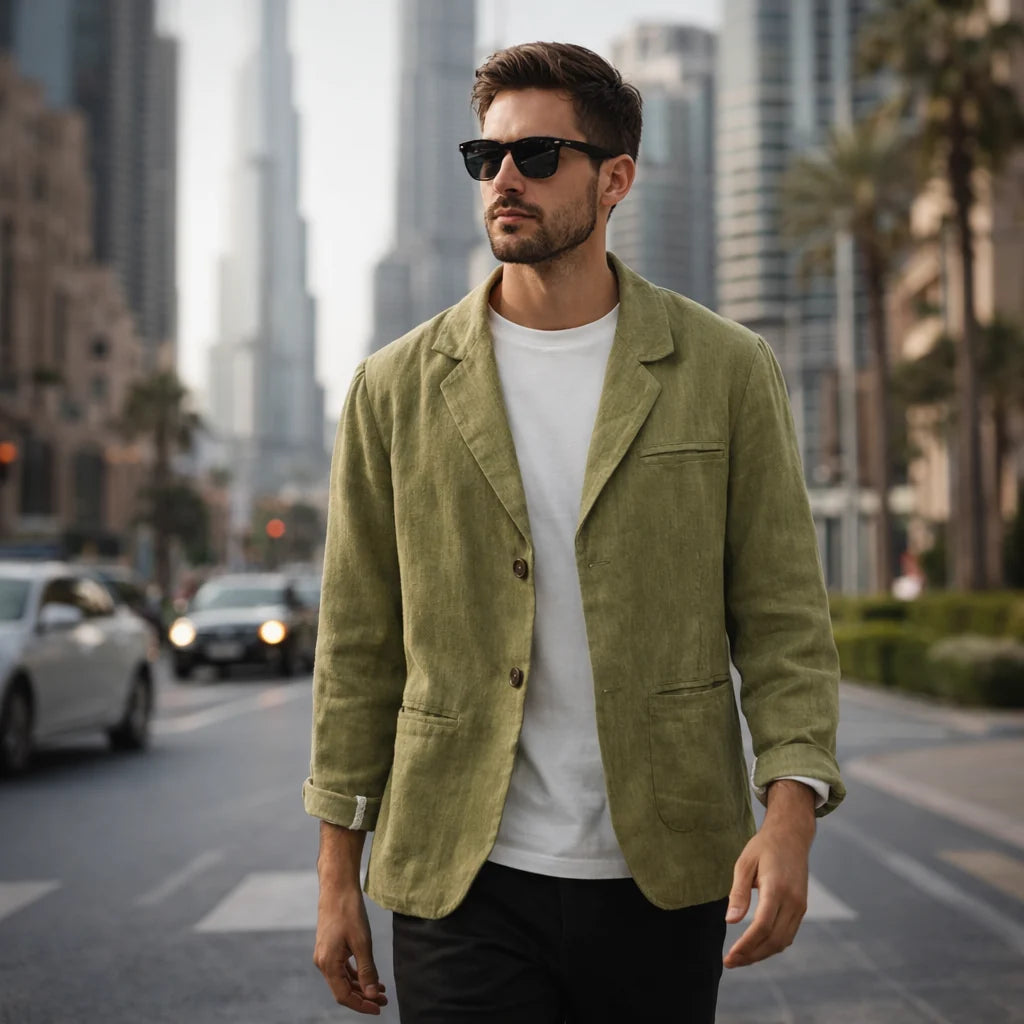 Santorini Premium Linen Jacket for Men and Women
