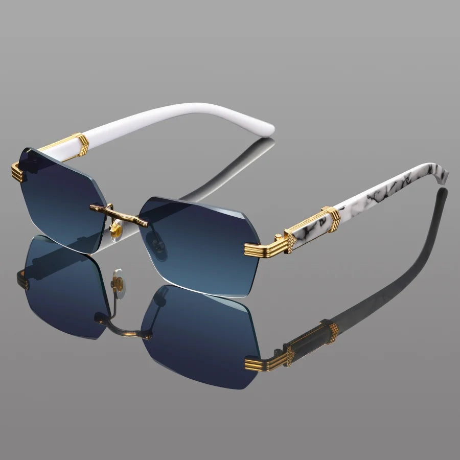 Snow Leopard Print Sunglasses - UV Protection Fashion Shades