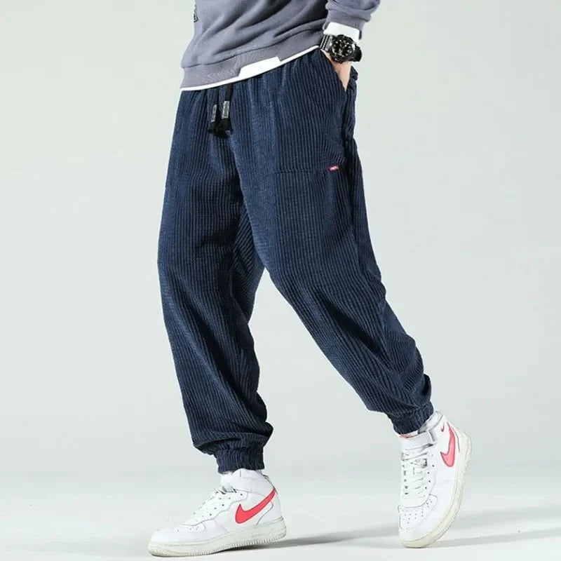 Men's Corduroy Comfort Pants - Soft & Durable Casual Trousers