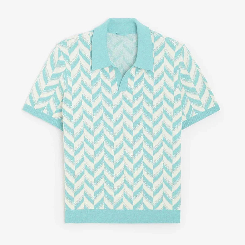 Amalfi Breeze Men's Premium Cotton Polo Shirt