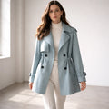 Arden Women's Classic Trench Coat - Water-Resistant Outerwear