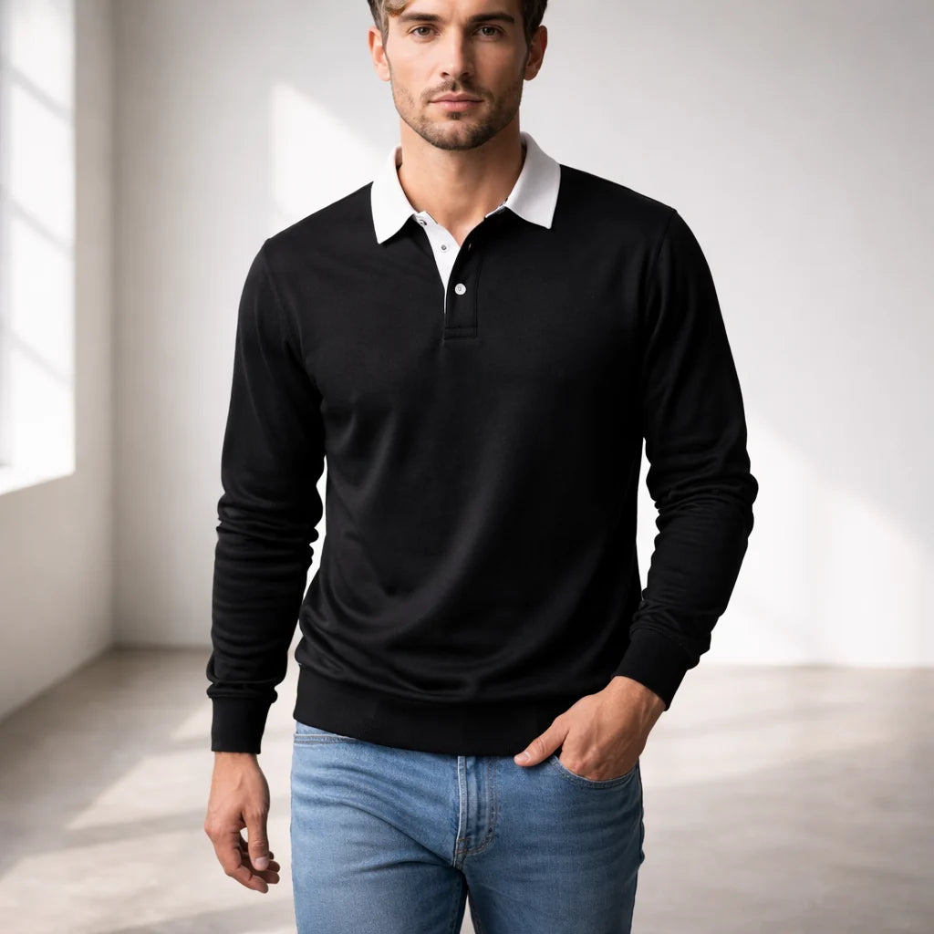 Heritage Men's Crewneck Collar Sweatshirt - Premium Cotton