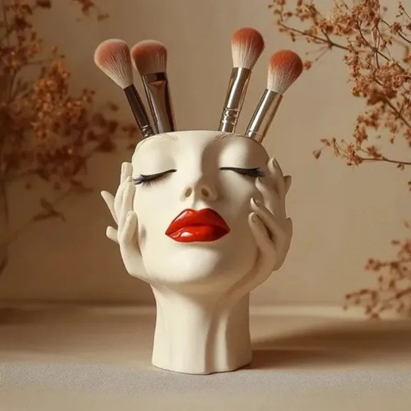 Bella Amor Makeup Brush Holder - Elegant Vanity Organizer