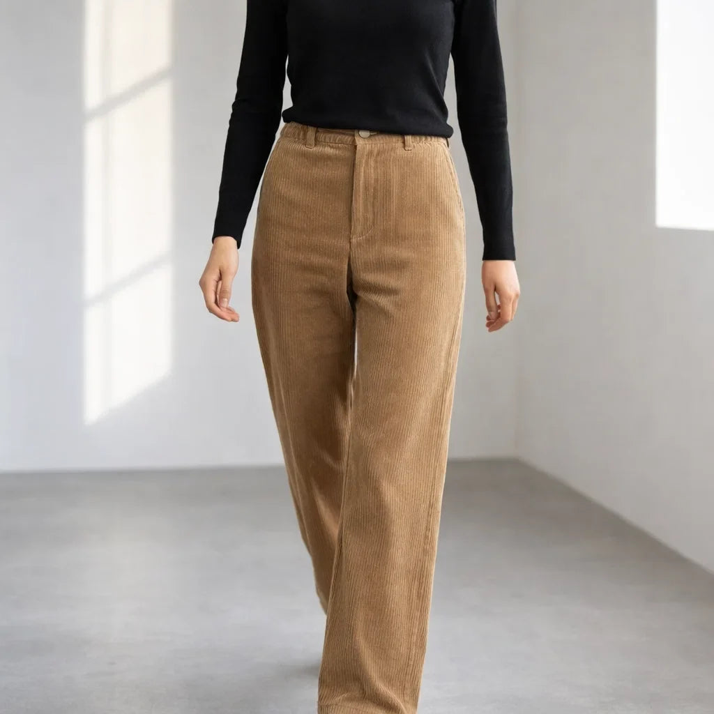 Hudson Men's Straight-Leg Corduroy Pants