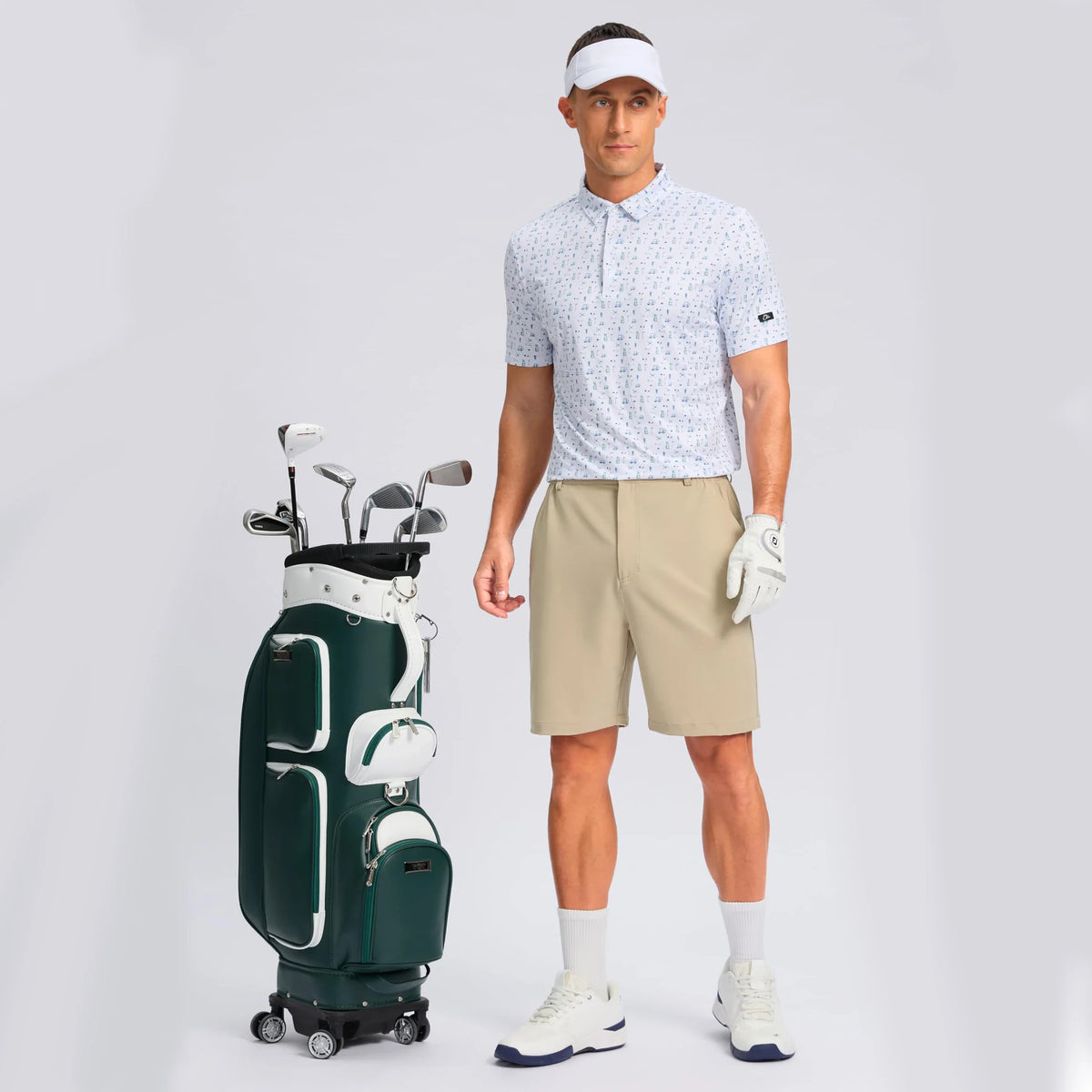 Fairway Flex Men's Performance Golf Shorts - Lightweight & Breathable