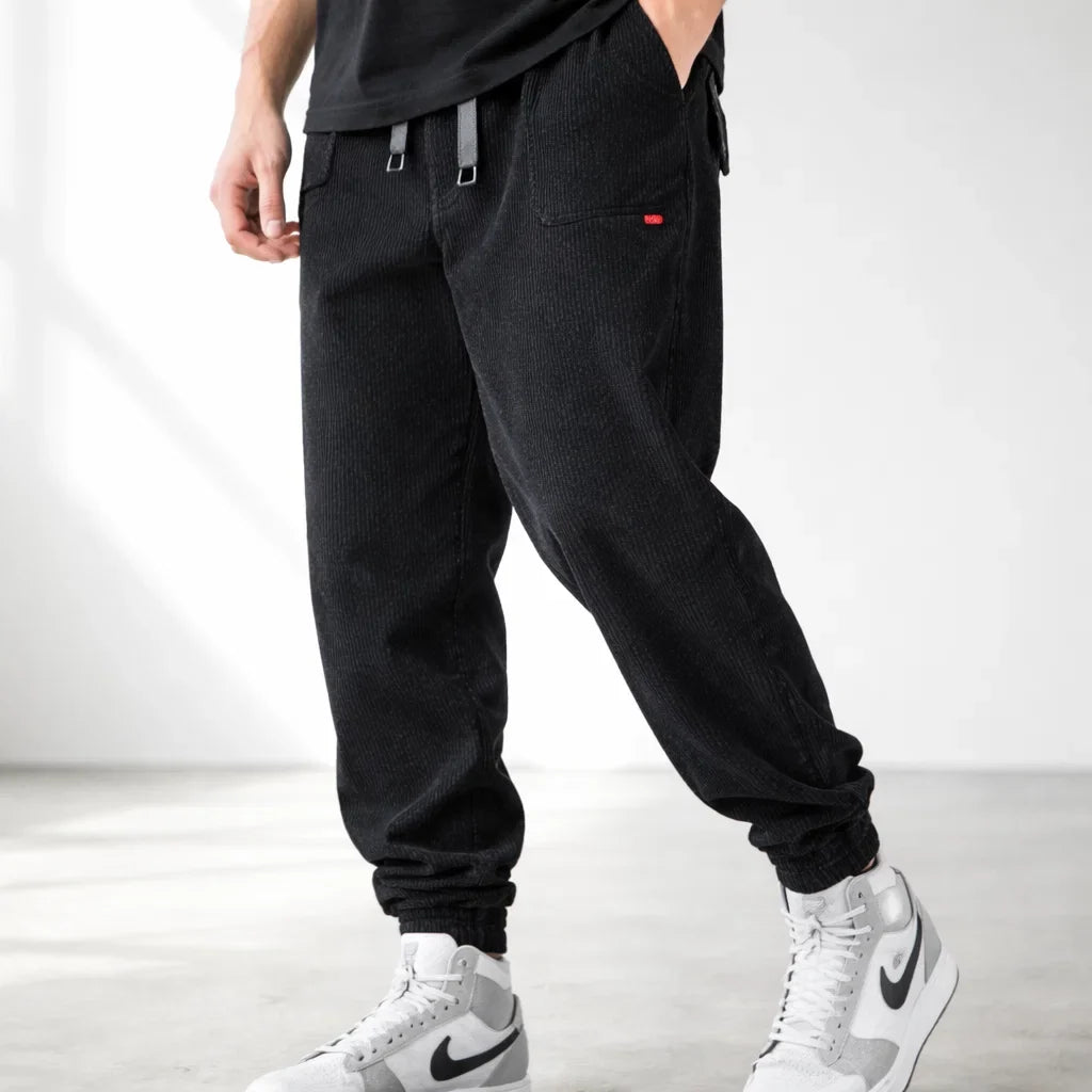 Men's Corduroy Comfort Pants - Soft & Durable Casual Trousers