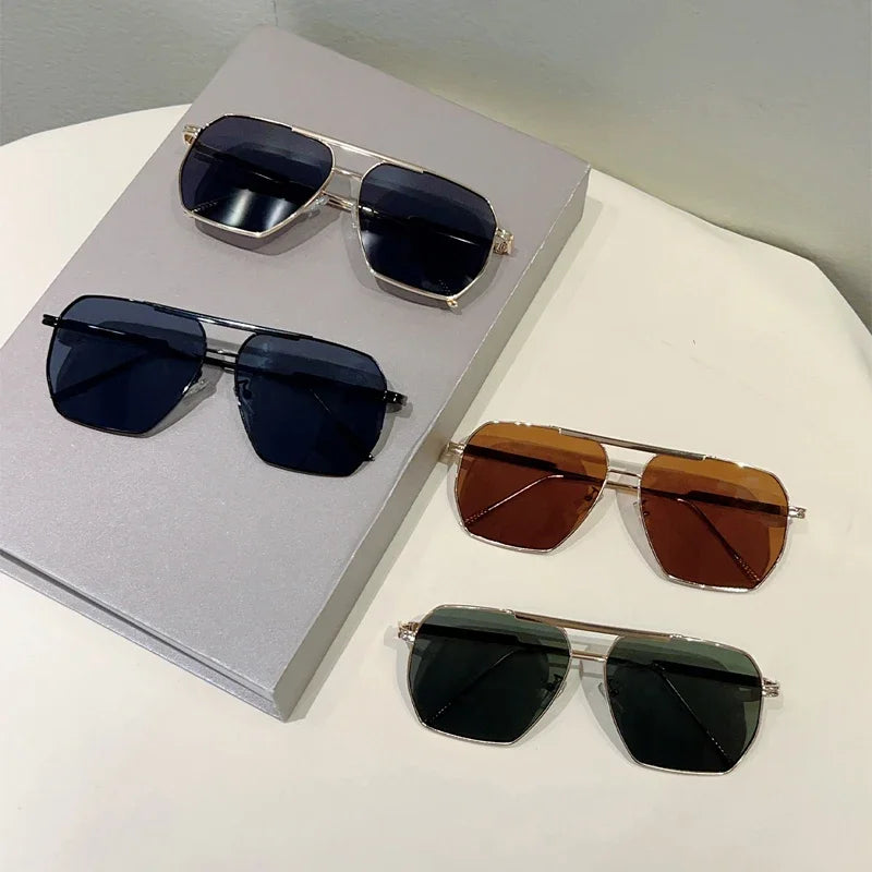 Aviara Double Bridge Sunglasses - UV Protection Fashion Eyewear