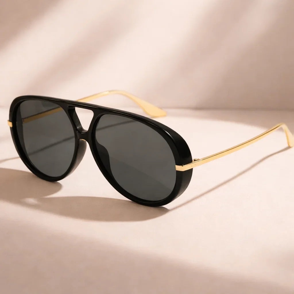 Lunara Aviator Sunglasses - Classic UV Protection Eyewear