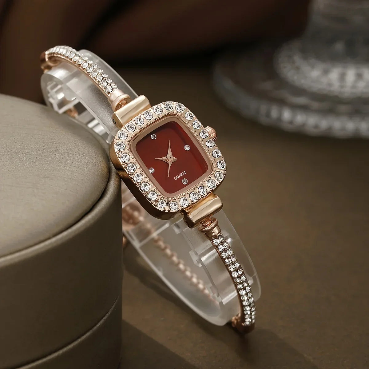 Celestia Square Analog Wrist Watch for Men and Women