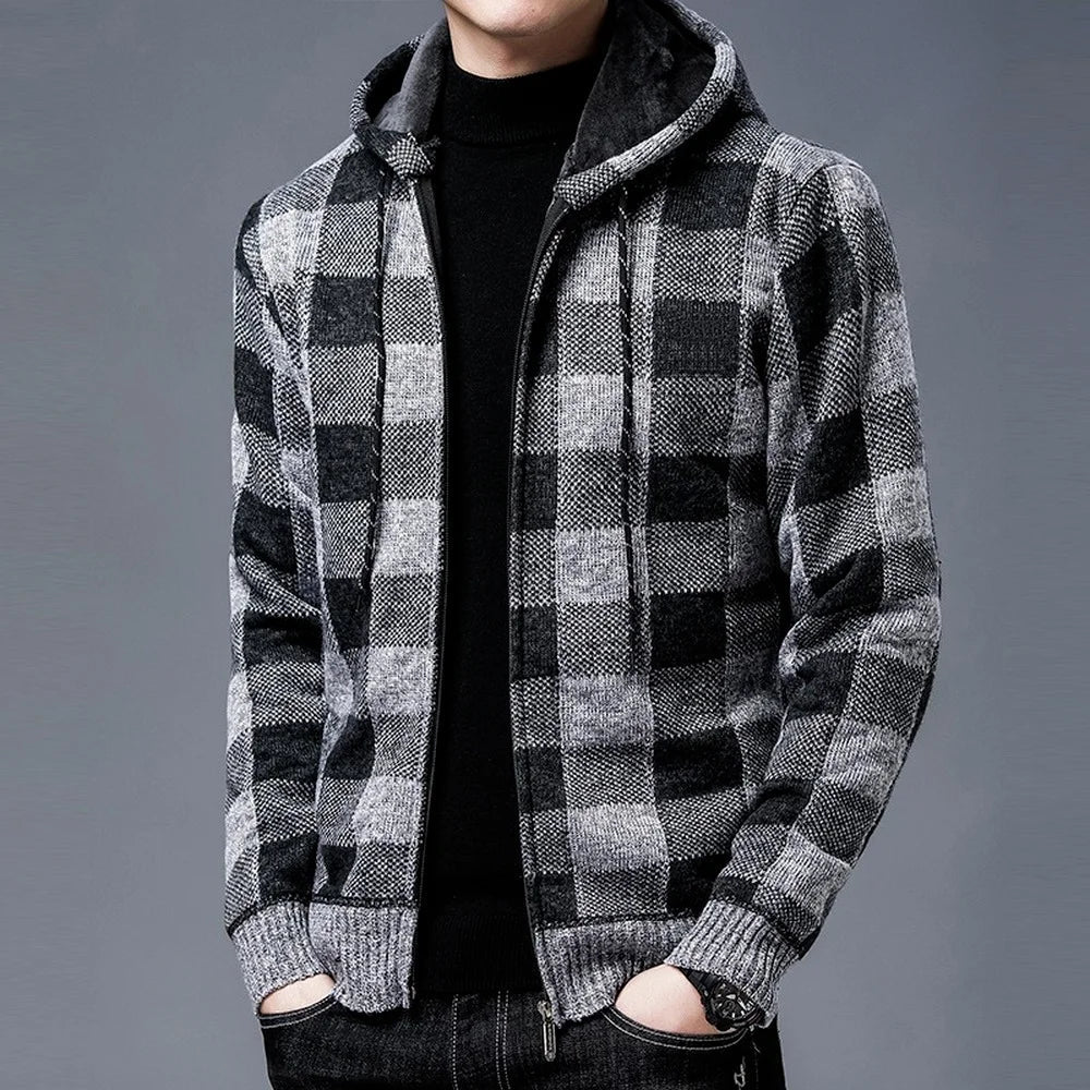 Emberton Men's Plaid Flannel Jacket - Classic Winter Outerwear