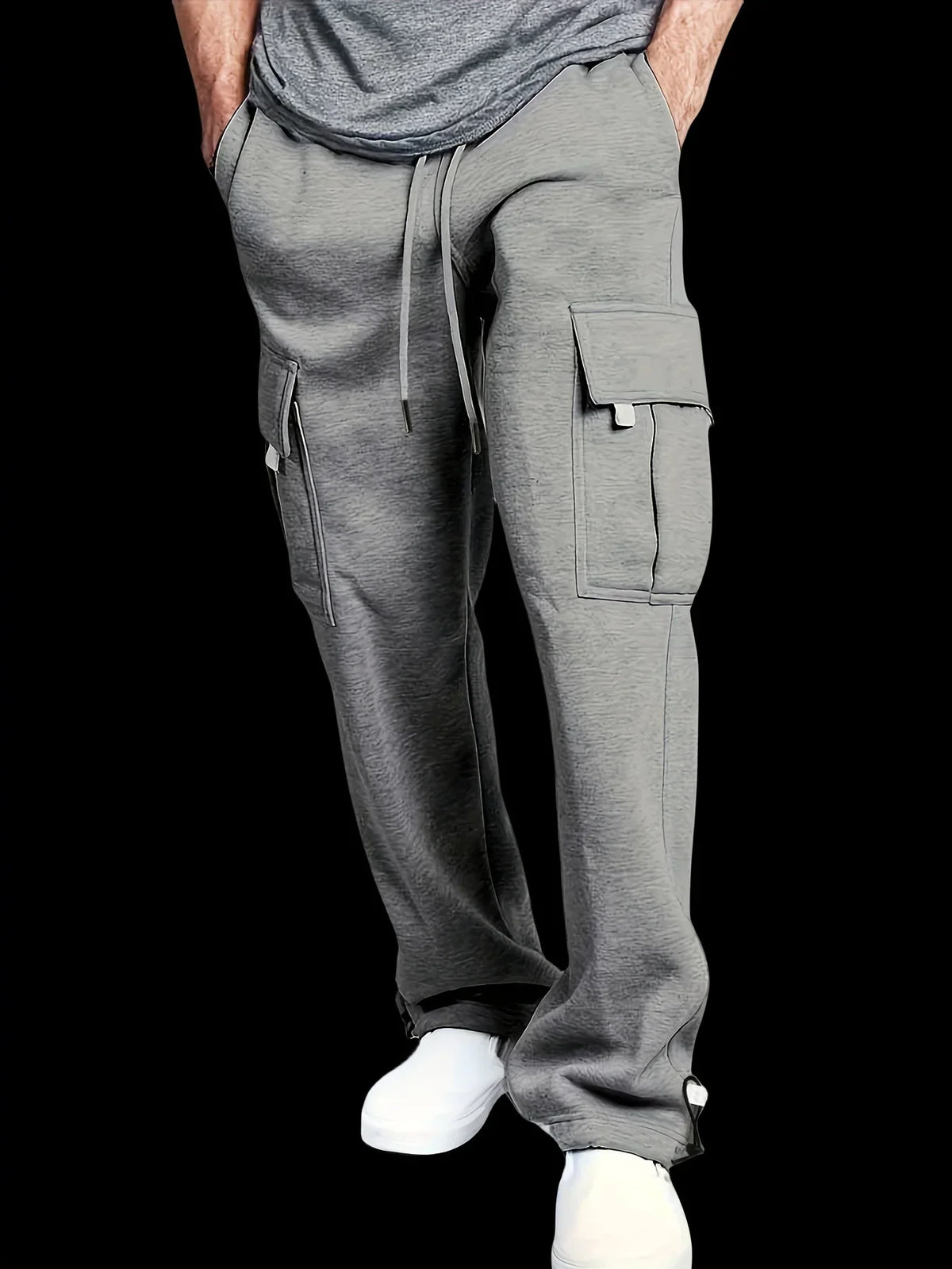 Crankshaft Men's Cargo Sweatpants - Comfortable Athletic Wear