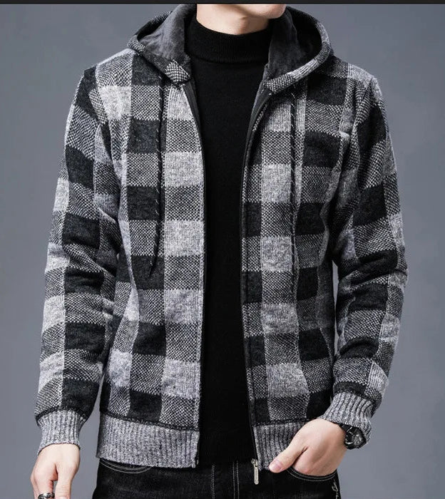 Emberton Men's Plaid Flannel Jacket - Classic Winter Outerwear