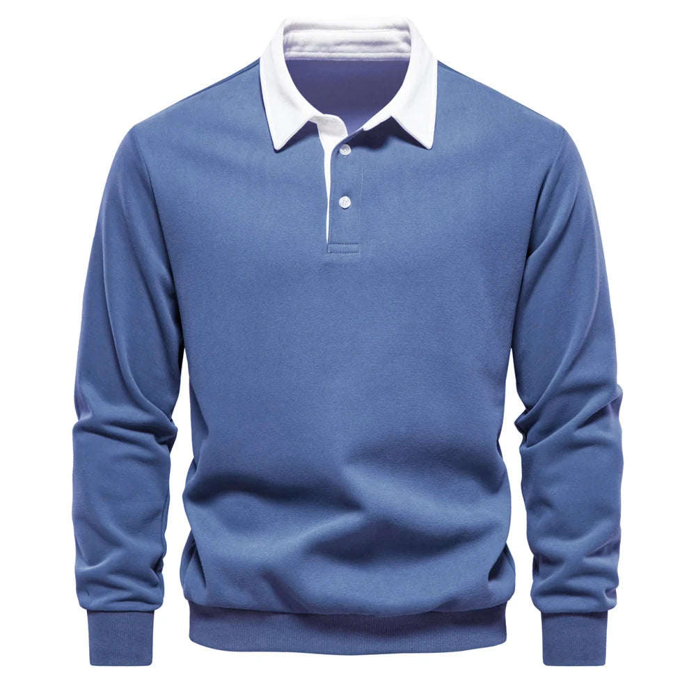 Heritage Men's Crewneck Collar Sweatshirt - Premium Cotton