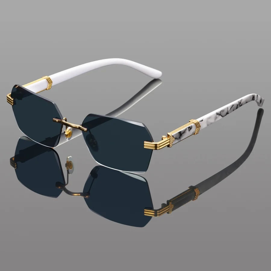 Snow Leopard Print Sunglasses - UV Protection Fashion Shades