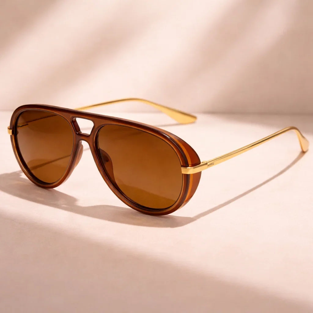 Lunara Aviator Sunglasses - Classic UV Protection Eyewear