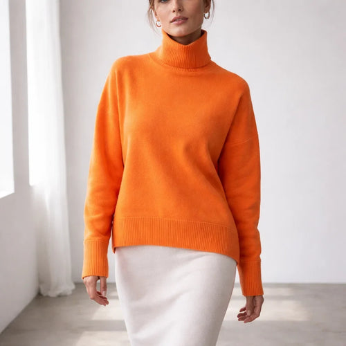 Arden Luxury Cashmere Turtleneck Sweater for Women