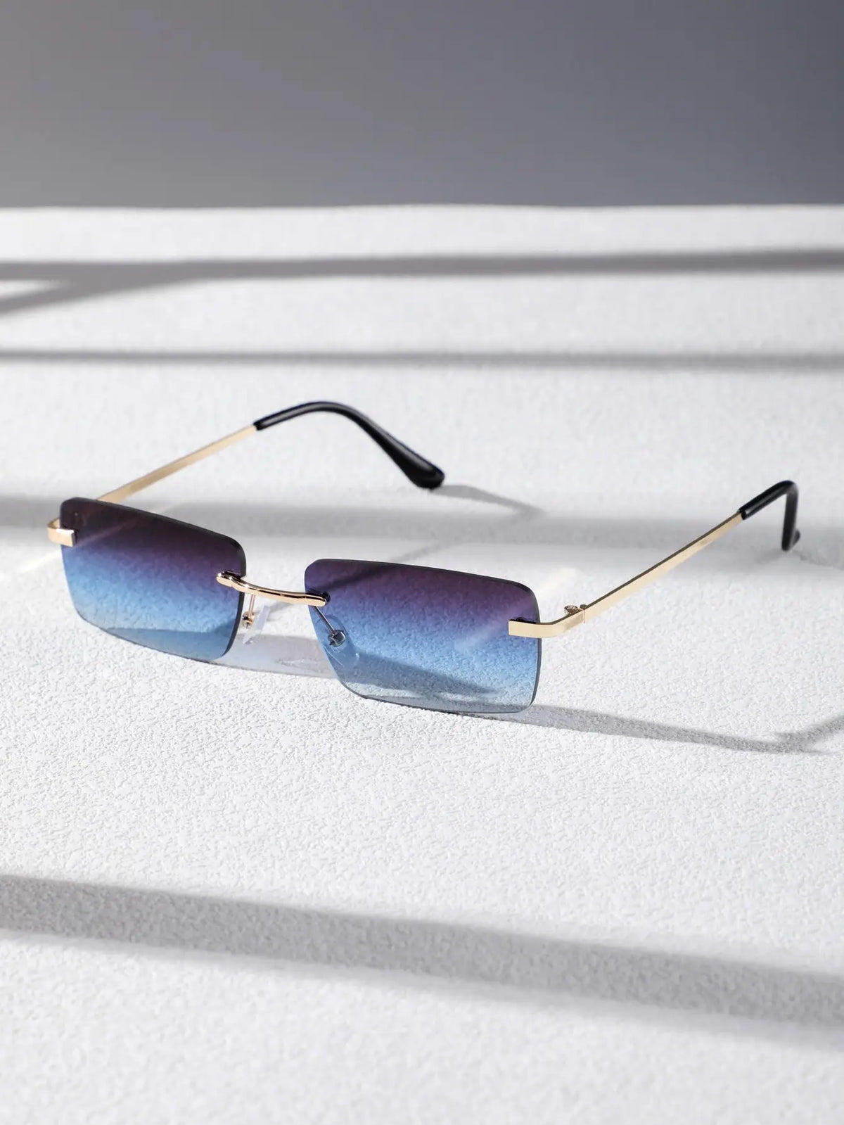 Clearline Rimless Square Eyeglasses - Lightweight Optical Frames