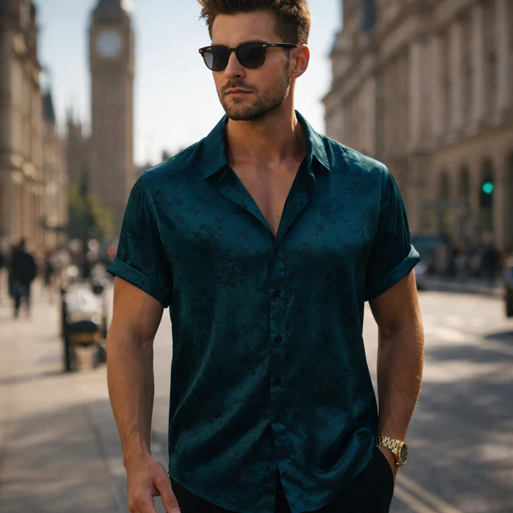 Allure Women's Silk Button-Down Shirt - Premium Quality
