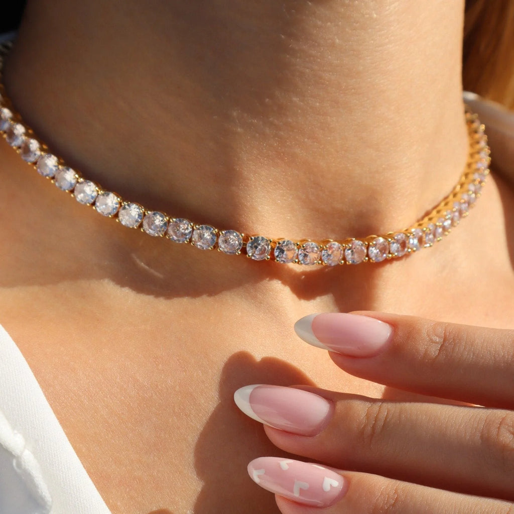 Celeste Riviere Crystal Choker Necklace