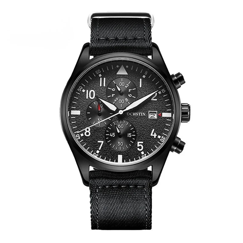 Carbon Vanguard Men's Luxury Chronograph Watch