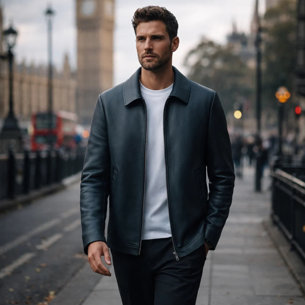 Blackstone Sheepskin Leather Jacket for Men - Premium Quality