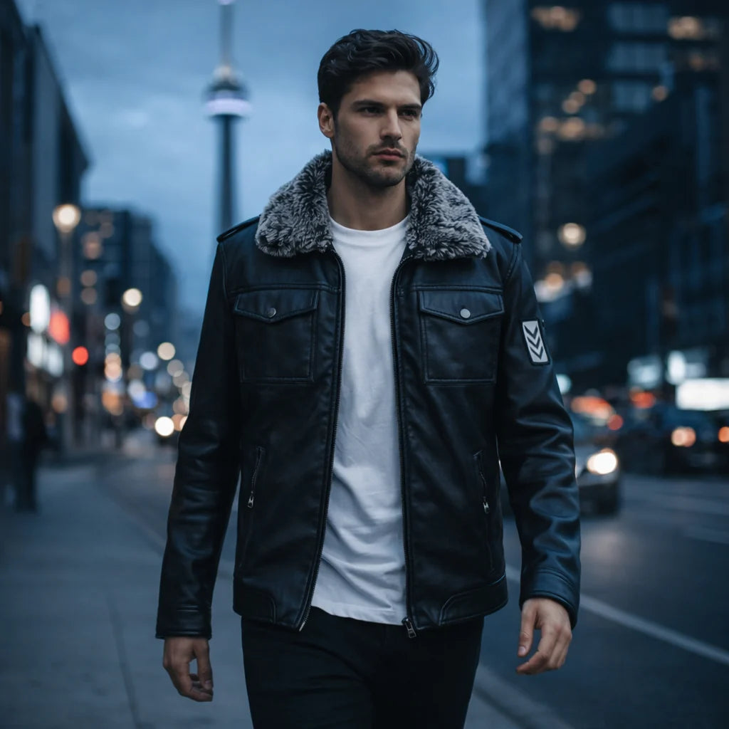 Midnight Majesty Men's Premium Winter Jacket