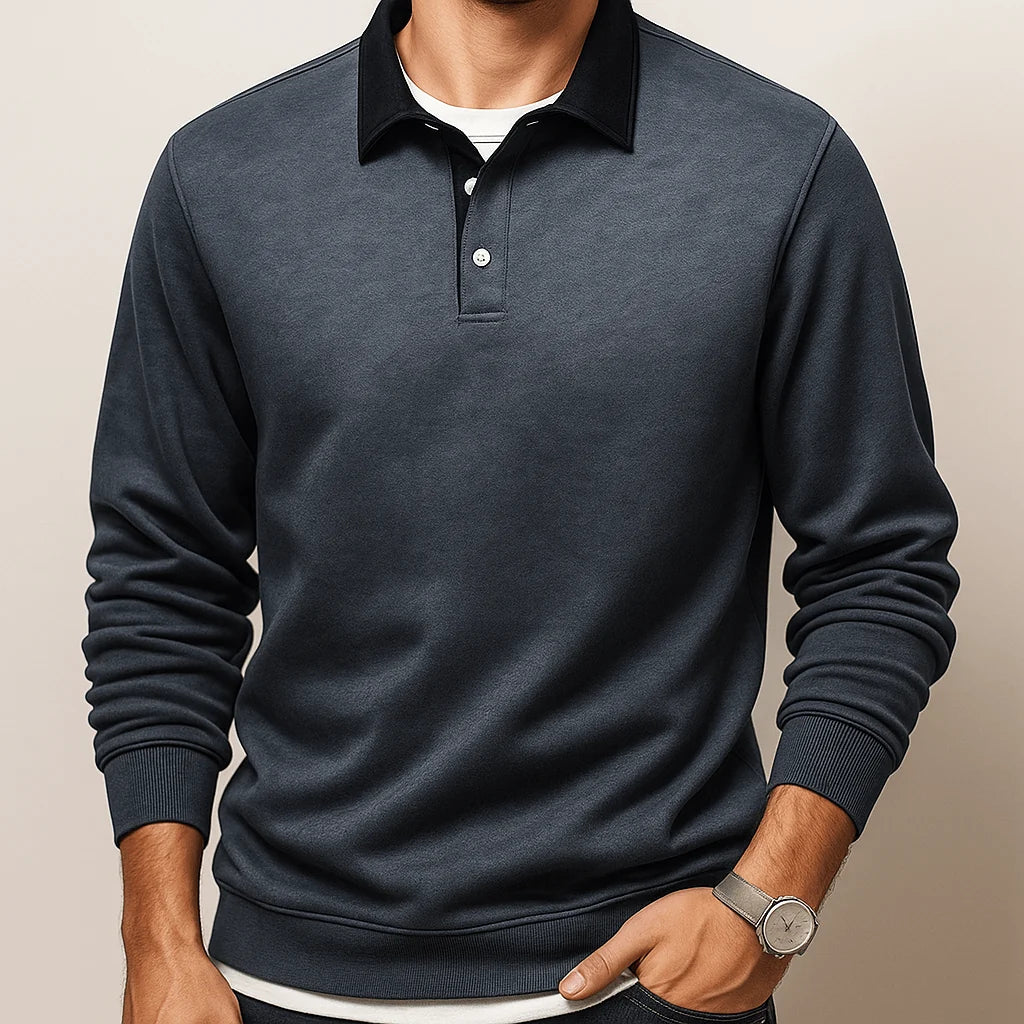 Heritage Men's Crewneck Collar Sweatshirt - Premium Cotton