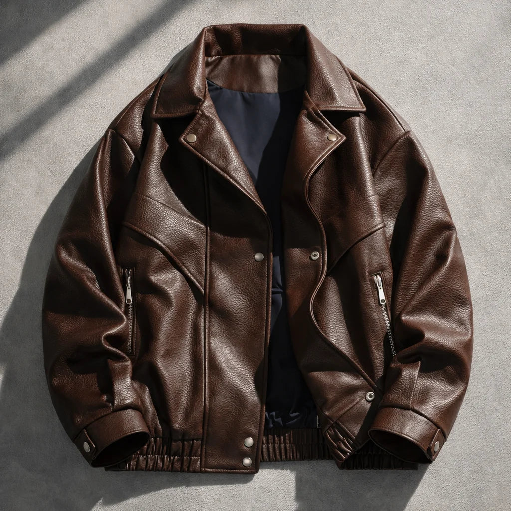 Statesman Men's Premium Leather Jacket - Classic Fit