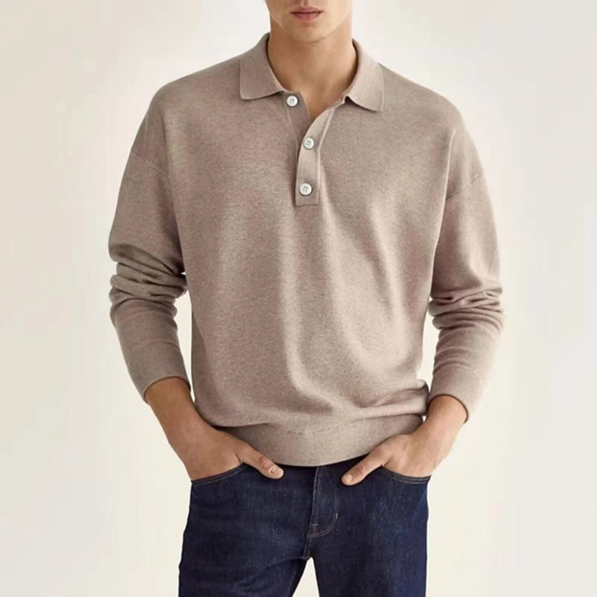 Estate Wool Polo Shirt - Premium Men's Knitwear
