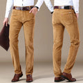 Classic Men's Corduroy Trousers - Comfortable Casual Pants