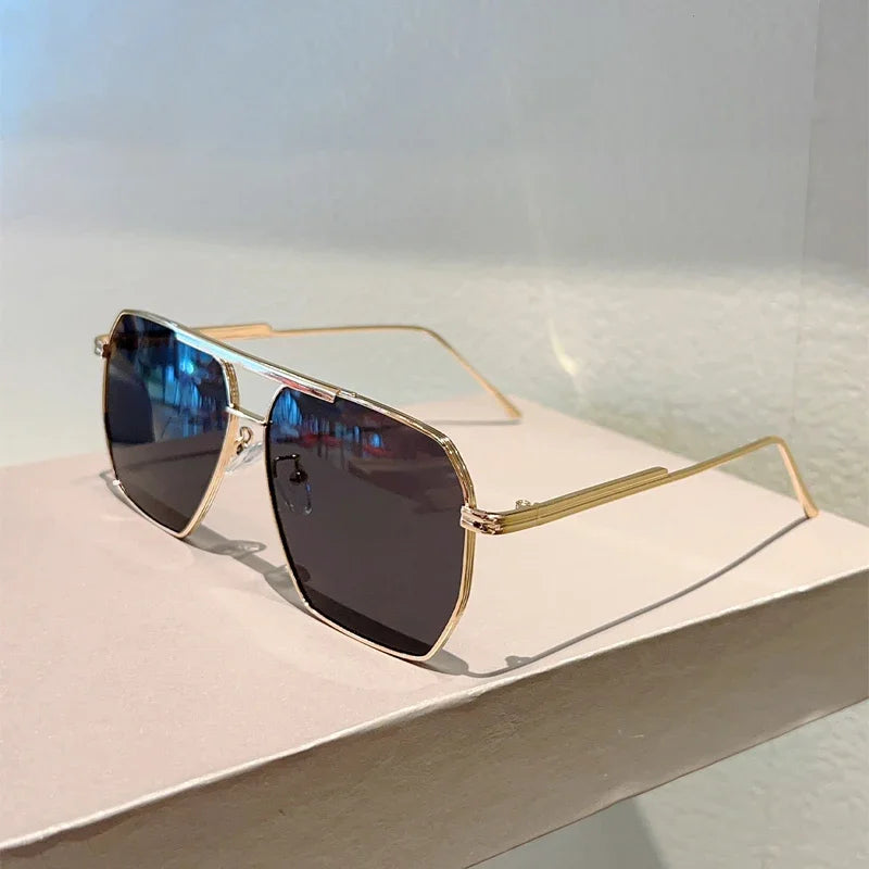 Aviara Double Bridge Sunglasses - UV Protection Fashion Eyewear