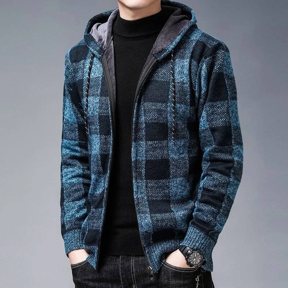 Emberton Men's Plaid Flannel Jacket - Classic Winter Outerwear
