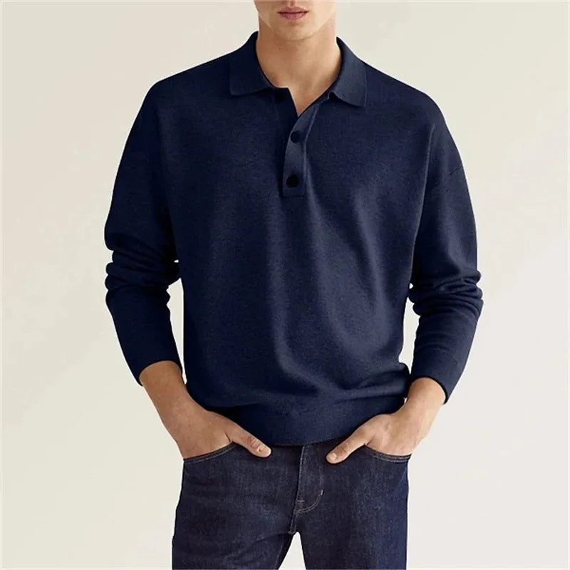 Estate Wool Polo Shirt - Premium Men's Knitwear