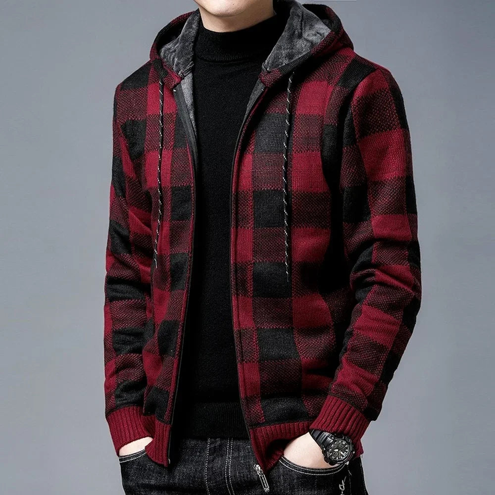 Emberton Men's Plaid Flannel Jacket - Classic Winter Outerwear