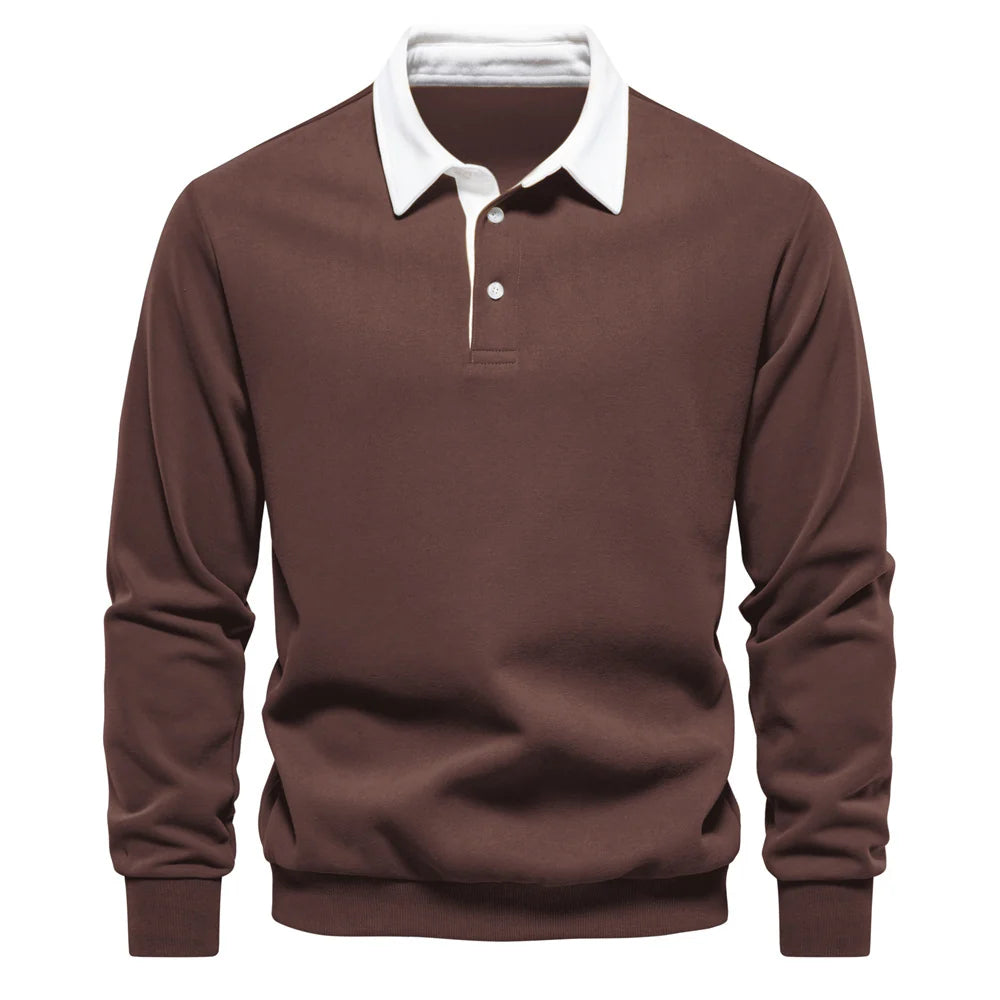 Heritage Men's Crewneck Collar Sweatshirt - Premium Cotton