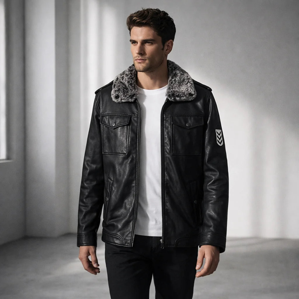 Midnight Majesty Men's Premium Winter Jacket