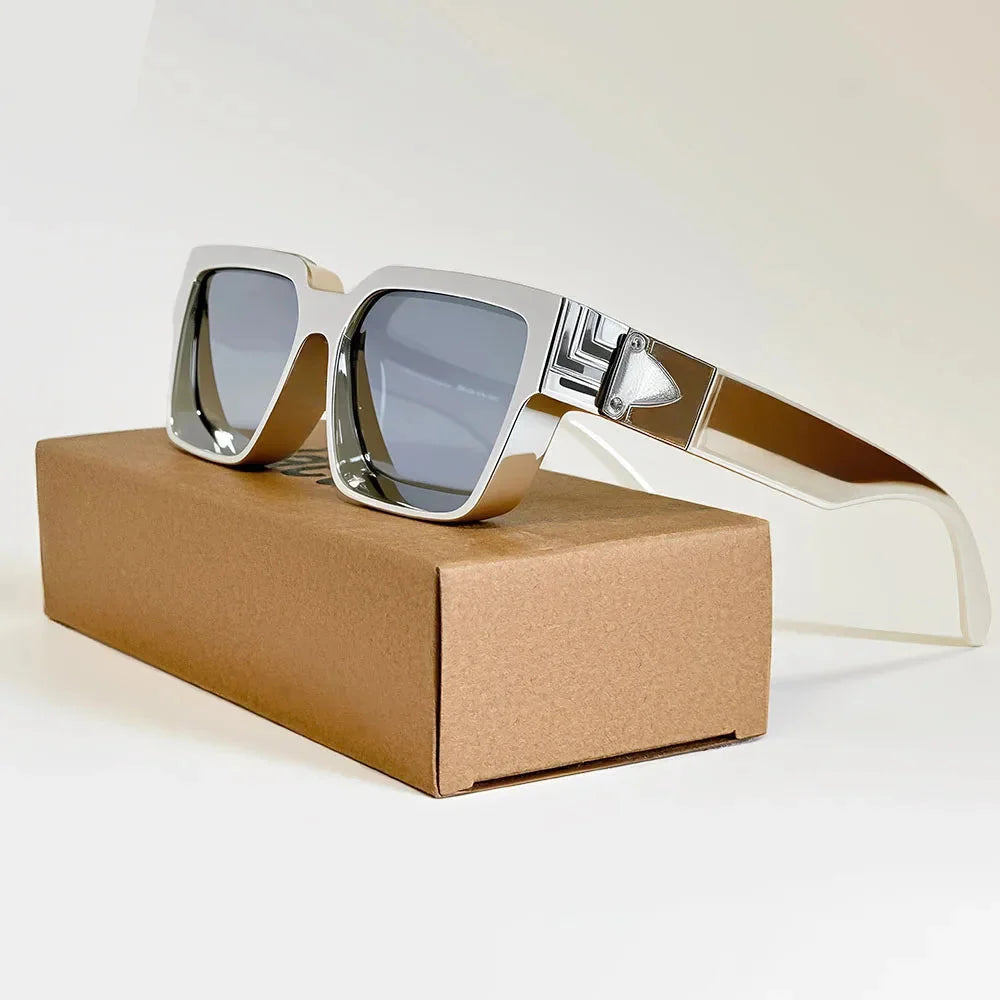 Monarch Square Sunglasses - UV Protection Fashion Shades