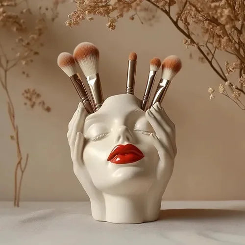 Bella Amor Makeup Brush Holder - Elegant Vanity Organizer