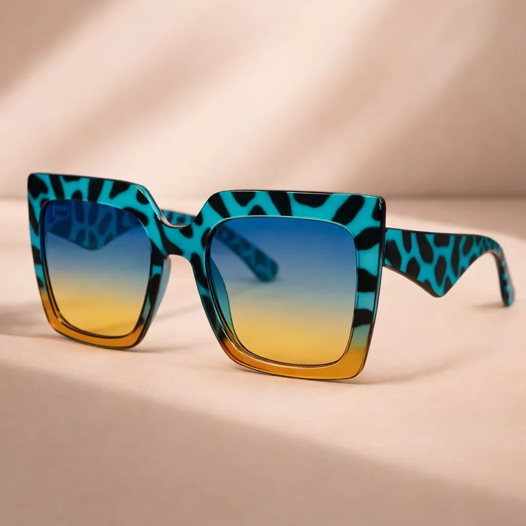Sundusk Leopard Print UV Protection Sunglasses