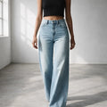 Azura Ease Vintage High-Waisted Wide-Leg Pants