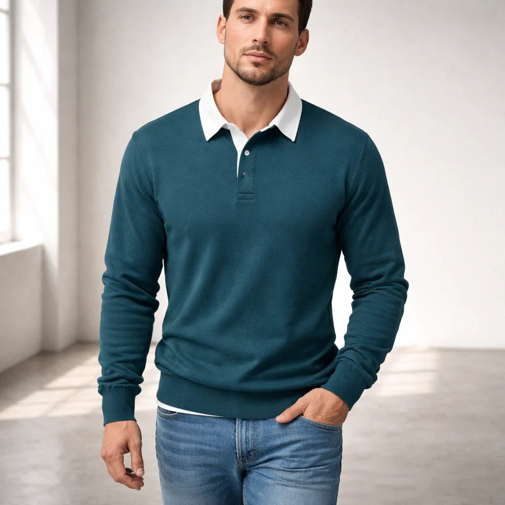 Heritage Men's Crewneck Collar Sweatshirt - Premium Cotton