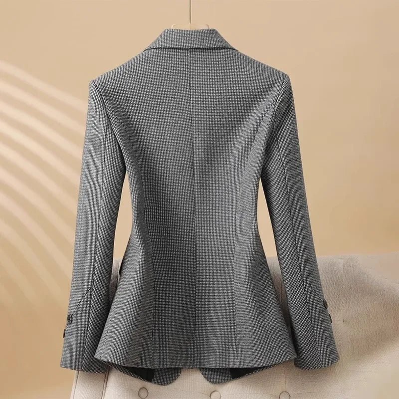 Elise Women's Tailored Blazer - Professional Fitted Jacket