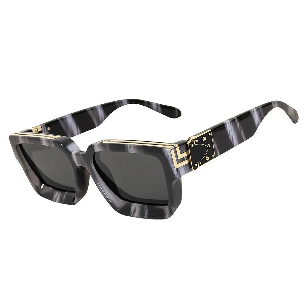 Monarch Square Sunglasses - UV Protection Fashion Shades