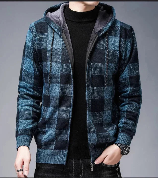Emberton Men's Plaid Flannel Jacket - Classic Winter Outerwear