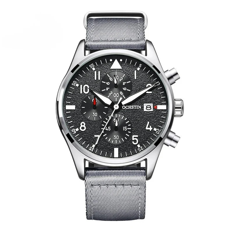 Carbon Vanguard Men's Luxury Chronograph Watch