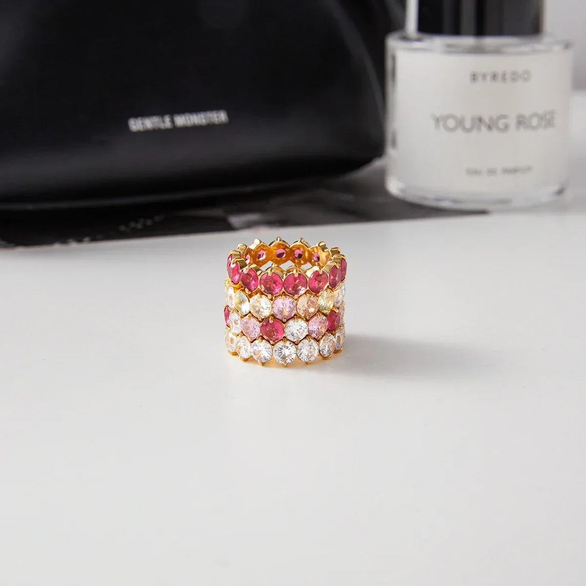 Chroma Eternity Ring - Handcrafted Sterling Silver Band