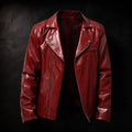 Durden Men's Leather Jacket - Classic Biker Style